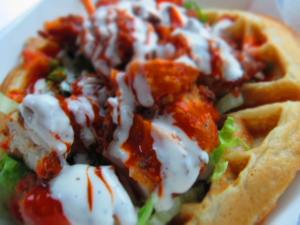 1 - buffalo chicken waffle