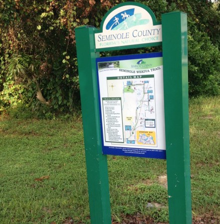 wekiva trail sign