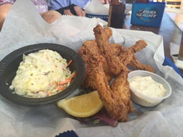 Fried frog legs
