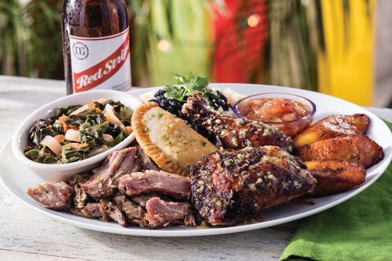 Bahama Breeze Reggae Fest- taste of Jamaica plate